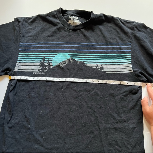 Men’s Columbia Graphic Short Sleeve Tee - Black Mountain T-Shirt Size Large - Picture 2 of 6